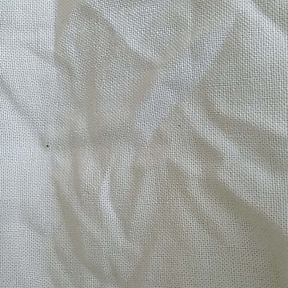 Threshold curtain natural white light filtering with gray trim 2 panels - Picture 12 of 13